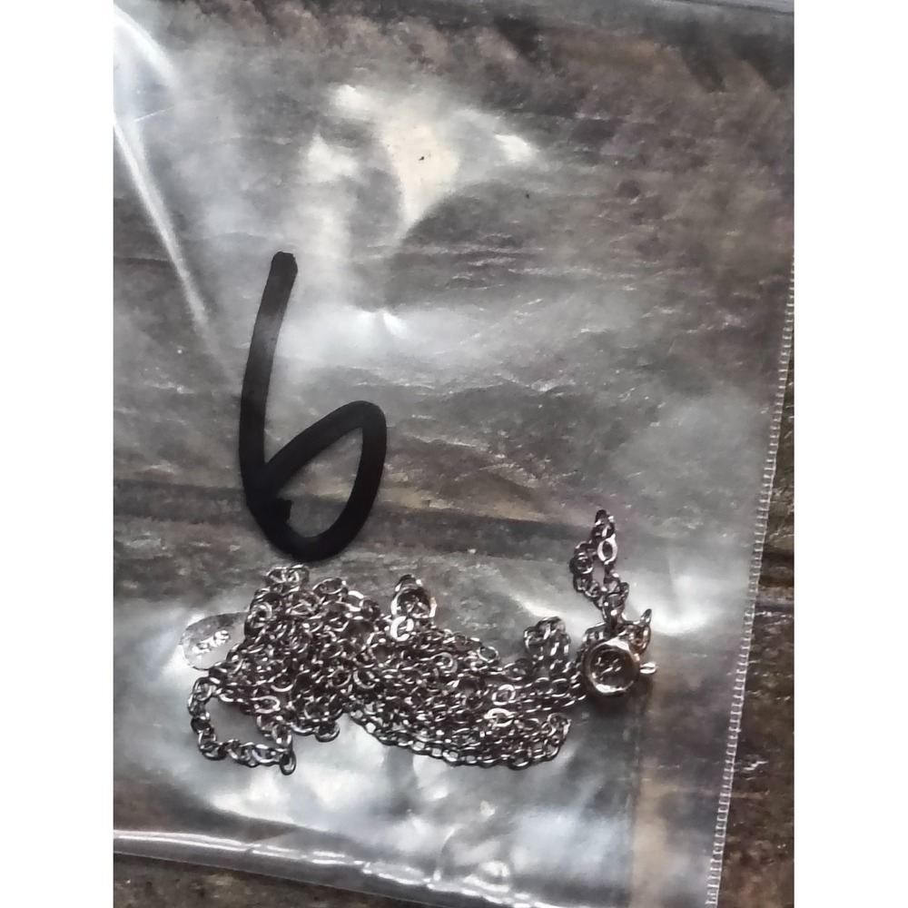 925 Sterling Silver Cable Link Chain Necklace Adjustable 19in Spring Ring